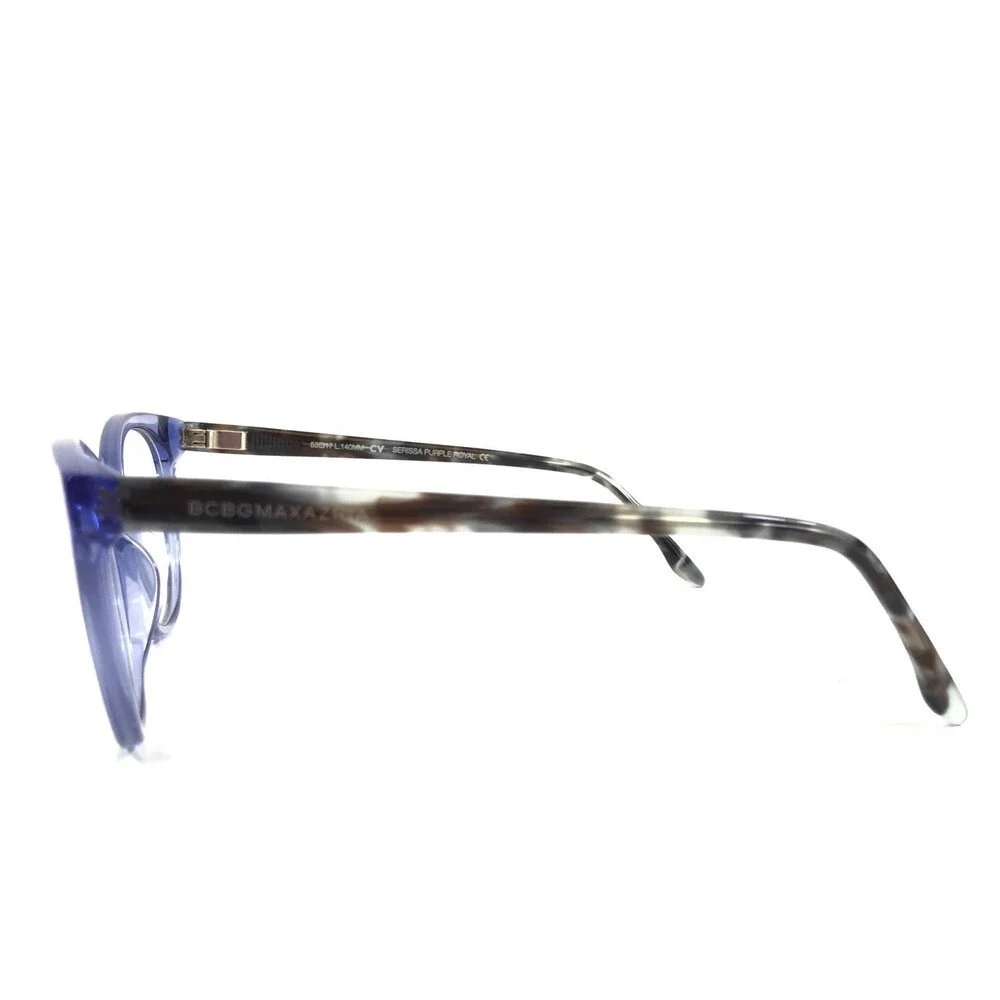 BCBGMAXAZRIA Eyeglasses Frames SERISSA PURPLE ROYAL Cat Eye Full Rim 53-17-140
